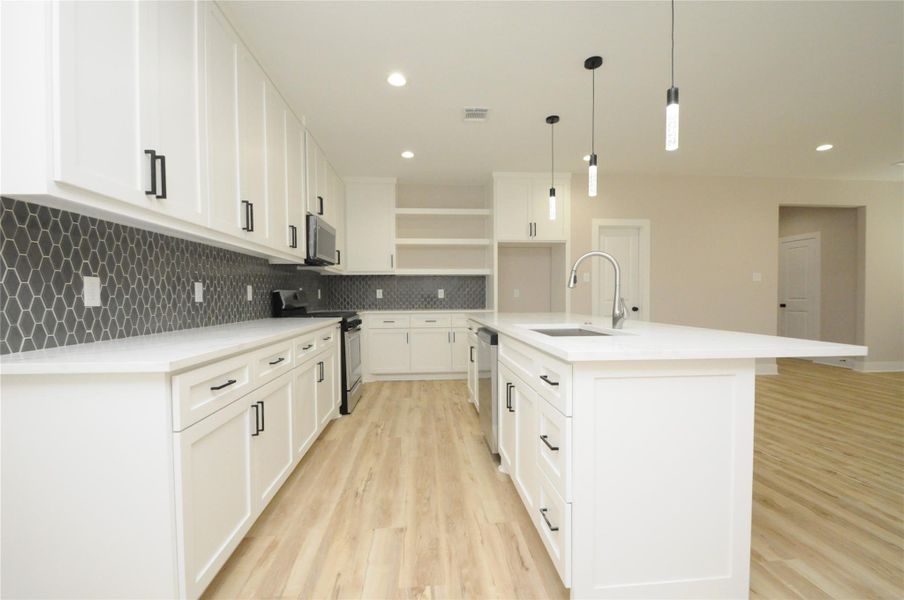 Furnished interior view inside a new home in , Houston (Image 22).