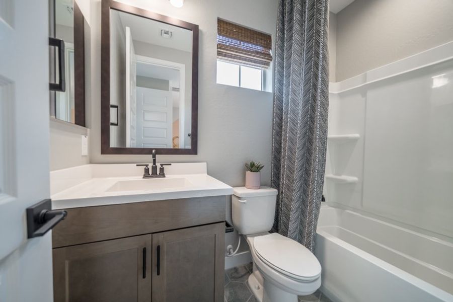 Furnished interior view inside a new home in Hawes Crossing, Mesa (Image 14).