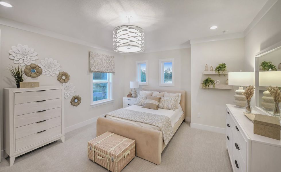 Furnished interior view inside a new home in Tidewater, Jacksonville (Image 35).