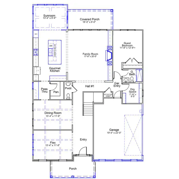 2D floor plan layout of this home in Bens Crossing, Woodruff, SC (Image 2). 2D floor plan layout of this home in Bens Crossing, Woodruff, SC (Image 2).