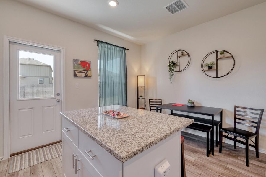 Furnished interior view inside a new home in , Buda (Image 12). Furnished interior view inside a new home in , Buda (Image 12).