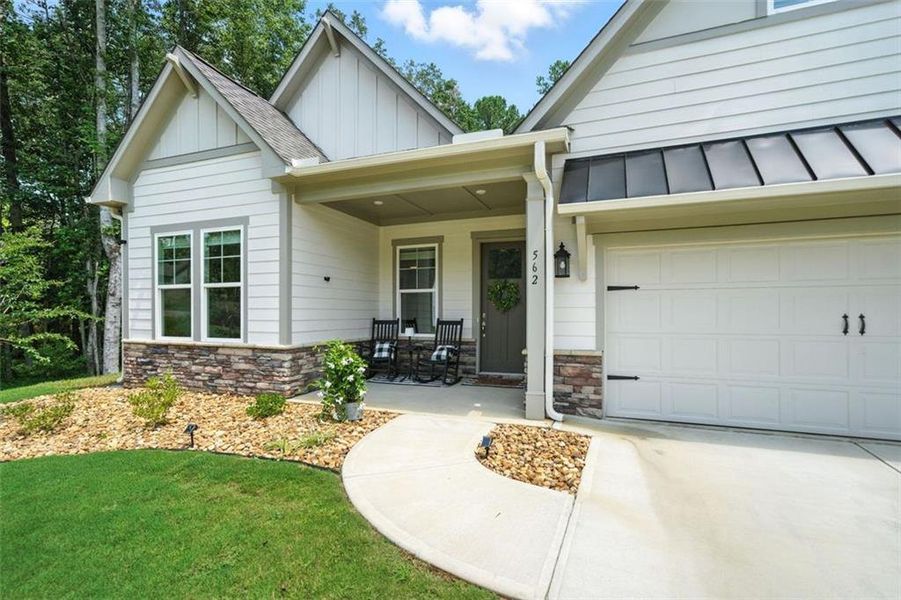Front exterior of a new home in , Ellijay, GA, highlighting curb appeal (Image 2).