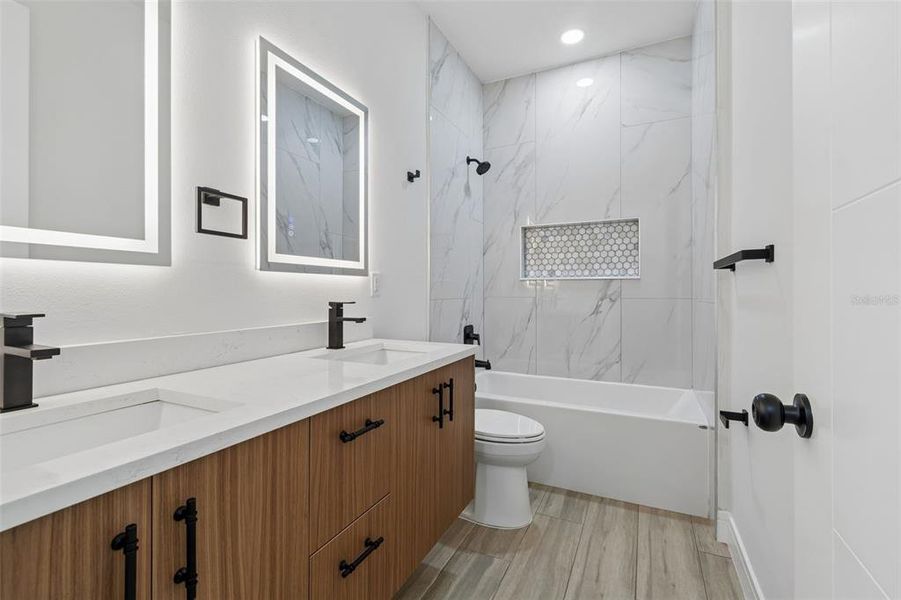 Furnished interior view inside a new home in , Tampa (Image 12).