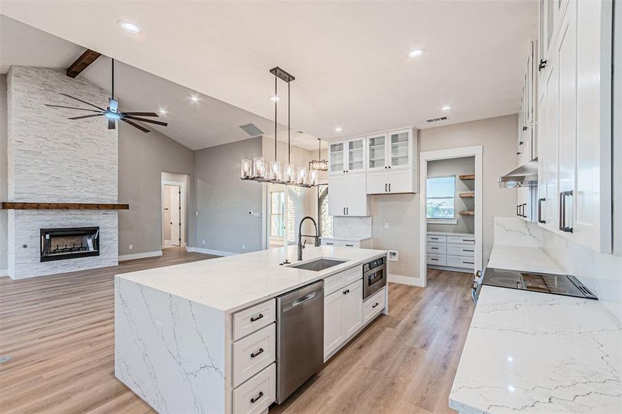 Furnished interior view inside a new home in , Decatur (Image 4).