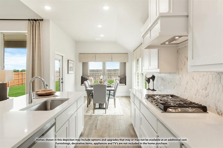 Furnished interior view inside a new home in Woodstone, Providence Village (Image 15).