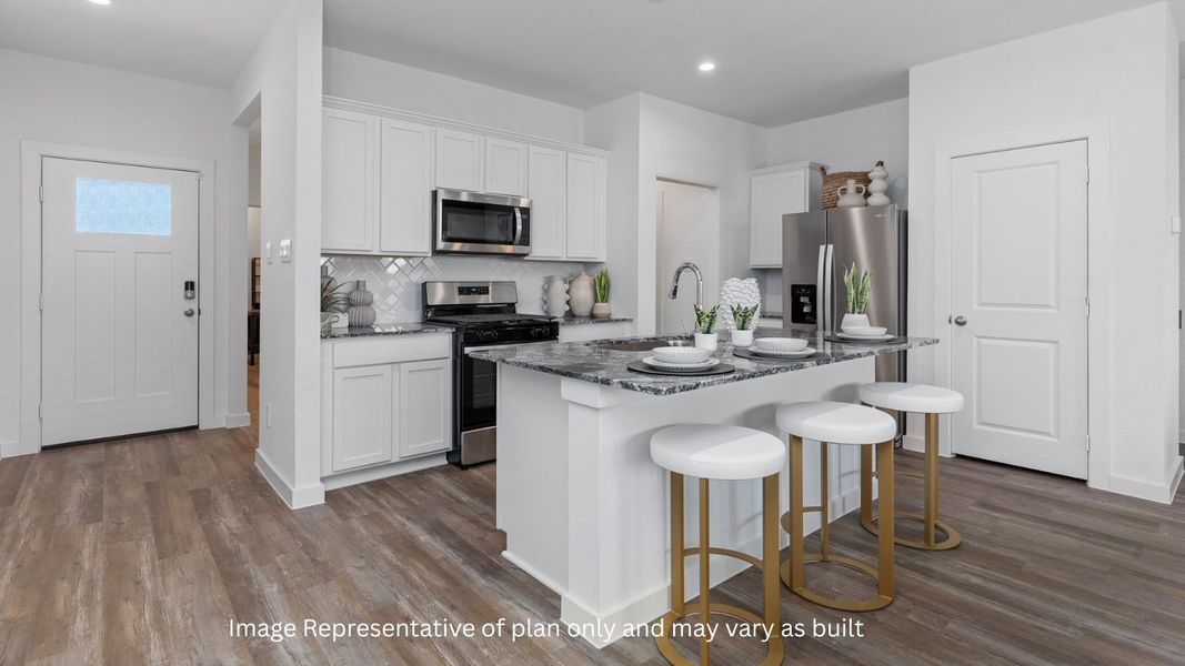 Furnished interior view inside a new home in Alaia Crossing, Houston (Image 4).