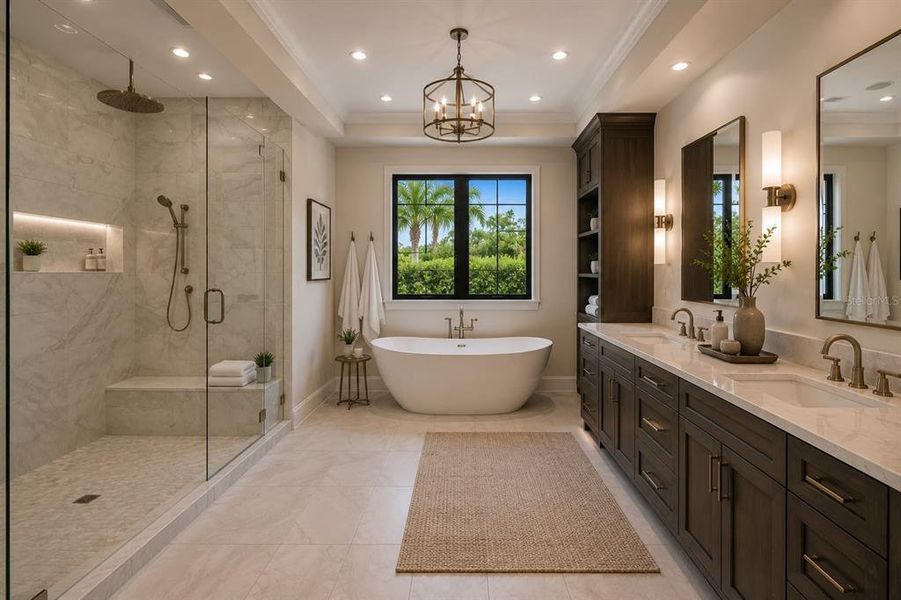 Furnished interior view inside a new home in , Lithia (Image 14).