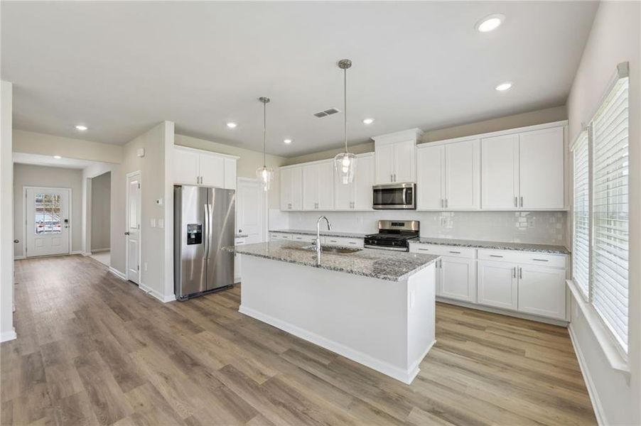 Furnished interior view inside a new home in Preserve at Mountain Creek, Pendergrass (Image 10).