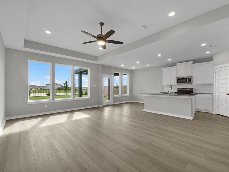 Spacious, unfurnished interior of a new home in Mason Woods, Cypress (Image 15). Spacious, unfurnished interior of a new home in Mason Woods, Cypress (Image 15).