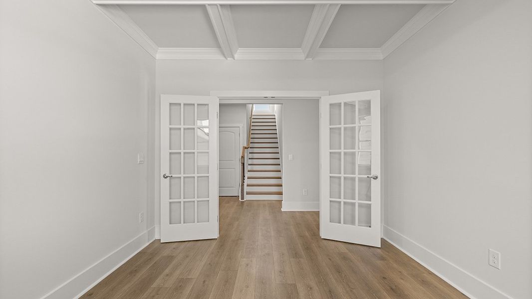 Representative unfurnished interior of a home built from the CLIFTON by D.R. Horton in Hamptons at Riverwood North, Dallas (Image 19).
