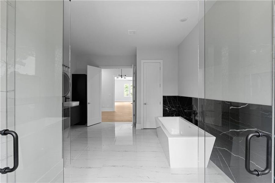 Furnished interior view inside a new home in , Atlanta (Image 31).