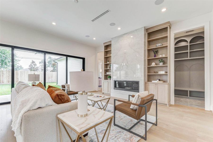 Furnished interior view inside a new home in , Houston (Image 35). Furnished interior view inside a new home in , Houston (Image 35).