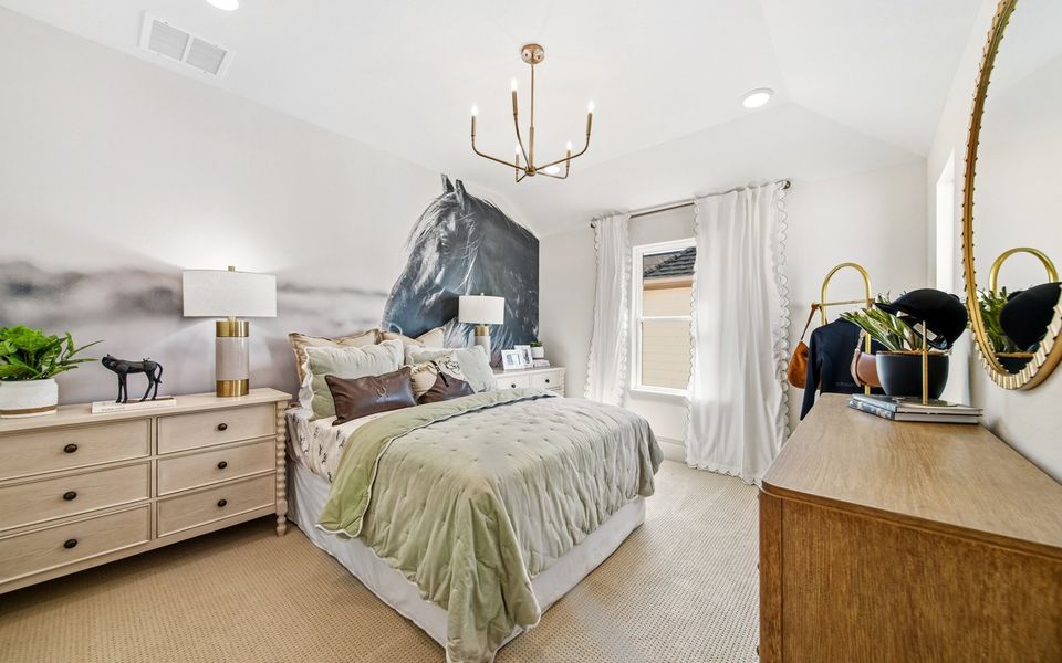 Furnished interior view inside a new home in Midline, Webster (Image 10).