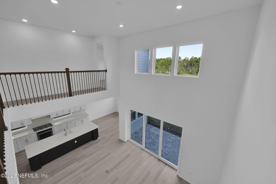 Furnished interior view inside a new home in The Landings at Saint Johns, St. Johns (Image 14).