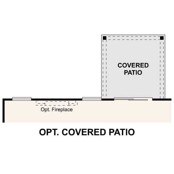 2D floor plan layout of this home in Blue Sky Meadows, Monroe, NC (Image 3).