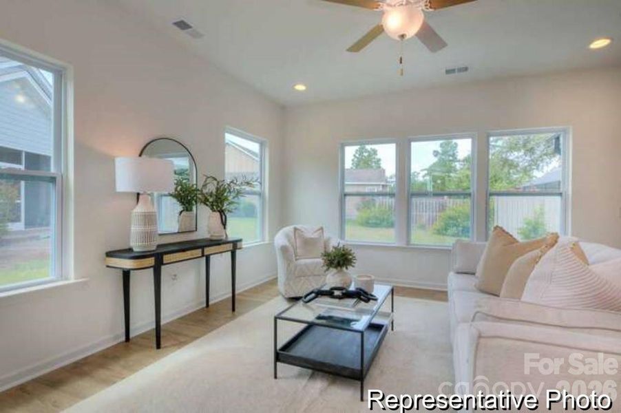 Furnished interior view inside a new home in Kensington, China Grove (Image 11).