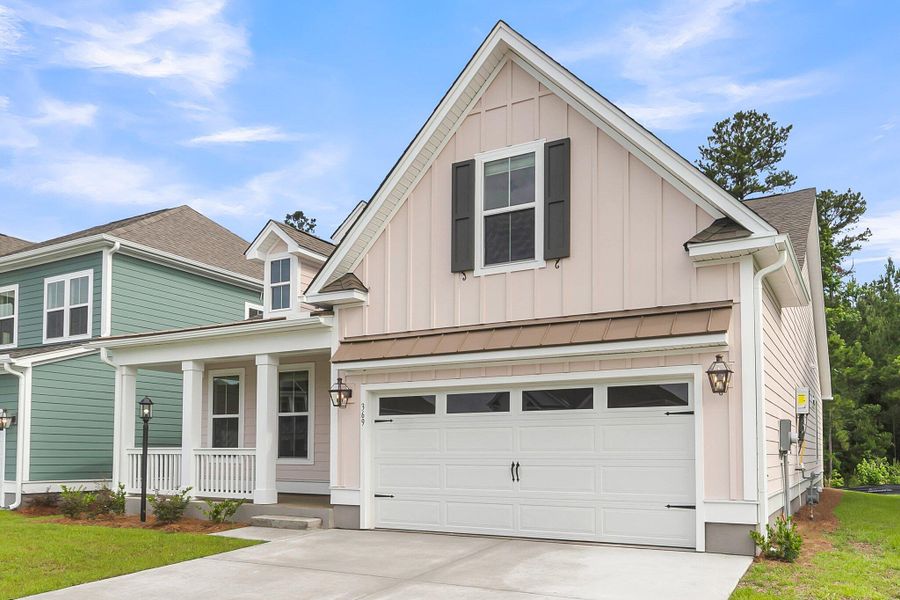 Front exterior of a new home in Phillips Crossing, Ridgeville, SC, highlighting curb appeal (Image 25).