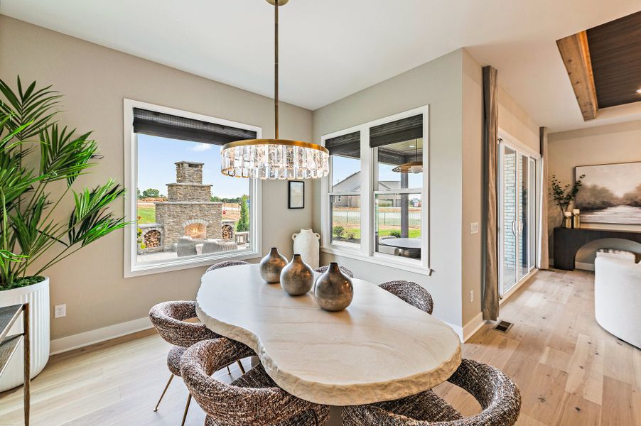 Representative furnished interior of a home built from the Winslow by Fischer Homes in Twin Lakes, Hoschton (Image 12).