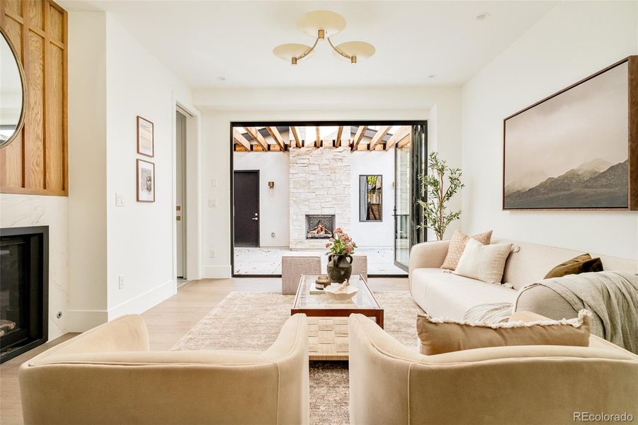 Furnished interior view inside a new home in , Denver (Image 5).