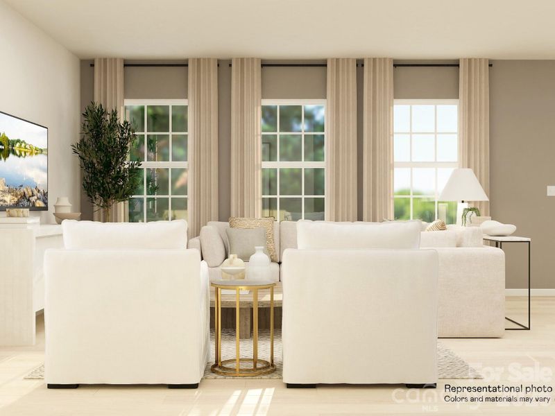 Furnished interior view inside a new home in Shannon Woods, Maiden (Image 6).