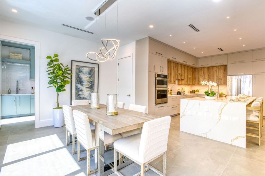 view from dining into kitchen view from dining into kitchen