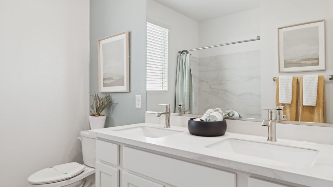 Furnished interior view inside a new home in Apache Farms, Buckeye (Image 36).