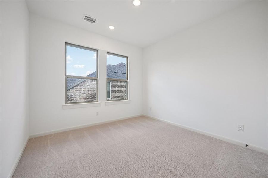 You'll find nicely sized secondary bedrooms in our lovely Adeline plan.