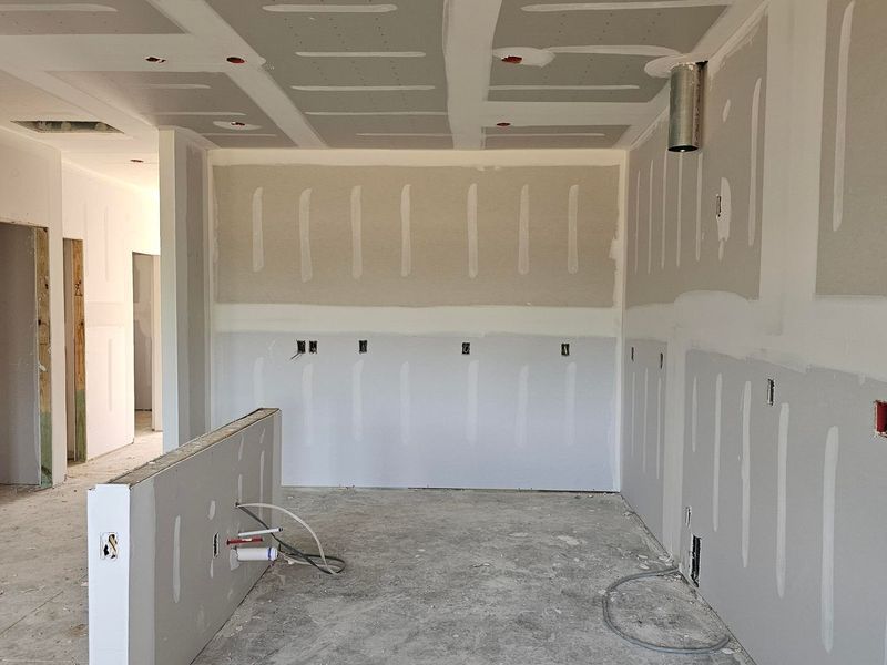 In-progress construction of a new home in Springvale, Fuquay Varina, NC (Image 50).