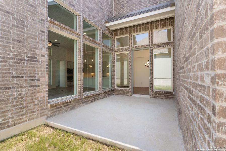 Exterior details and patio area of a home in Ranches at Creekside, Boerne (Image 2). Exterior details and patio area of a home in Ranches at Creekside, Boerne (Image 2).