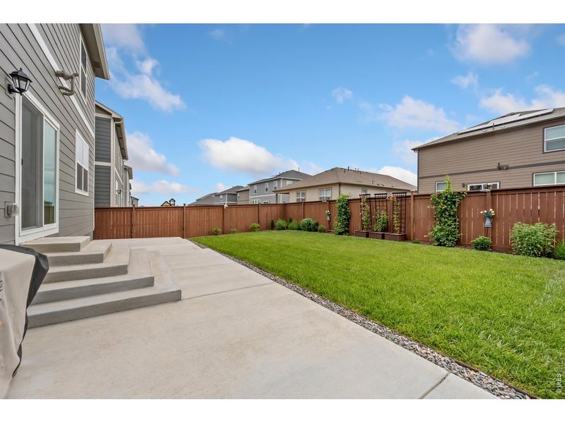 Exterior details and patio area of a home in Mallard Ridge, Johnstown (Image 4).
