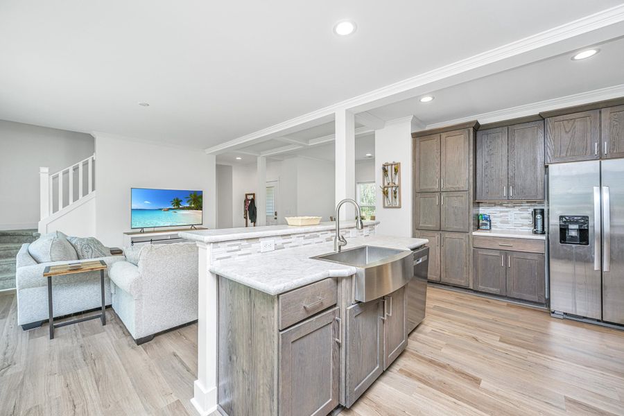 Furnished interior view inside a new home in , Cottageville (Image 8).
