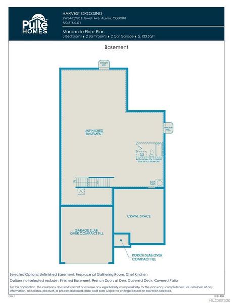 2D floor plan layout of this home in Harvest Crossing, Aurora, CO (Image 3). 2D floor plan layout of this home in Harvest Crossing, Aurora, CO (Image 3).