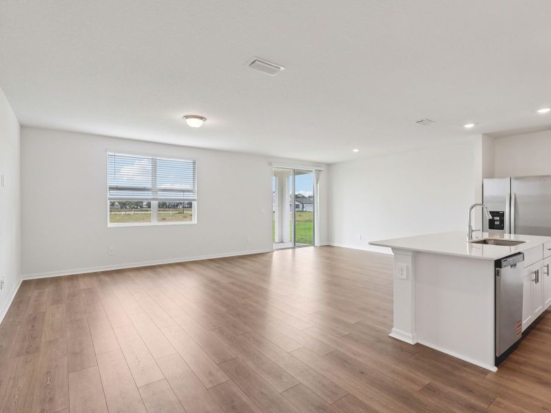 Spacious, unfurnished interior of a new home in Villamar - Signature Series, Winter Haven (Image 7). Spacious, unfurnished interior of a new home in Villamar - Signature Series, Winter Haven (Image 7).