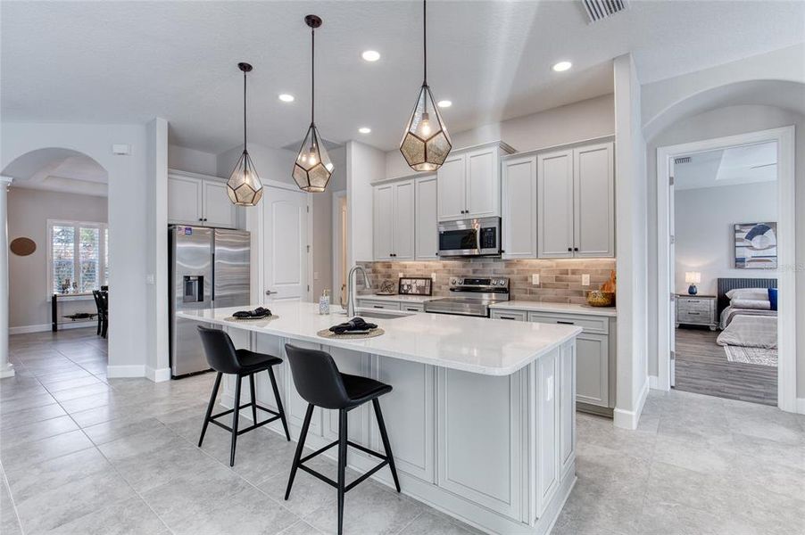 Furnished interior view inside a new home in , Ormond Beach (Image 47).