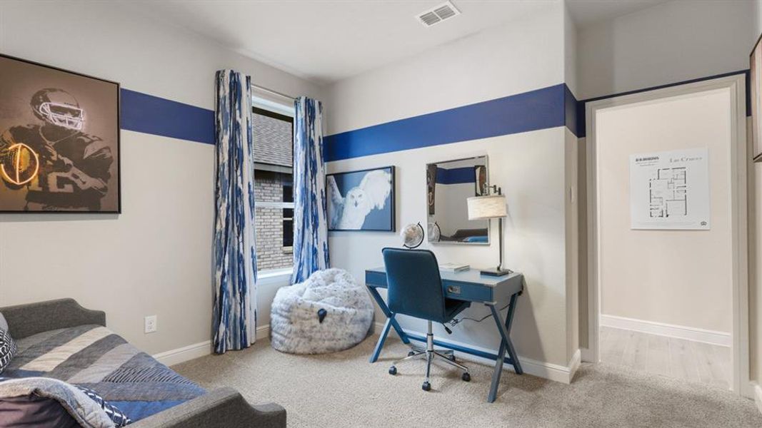 Furnished interior view inside a new home in Bluestem, Rhome (Image 10).