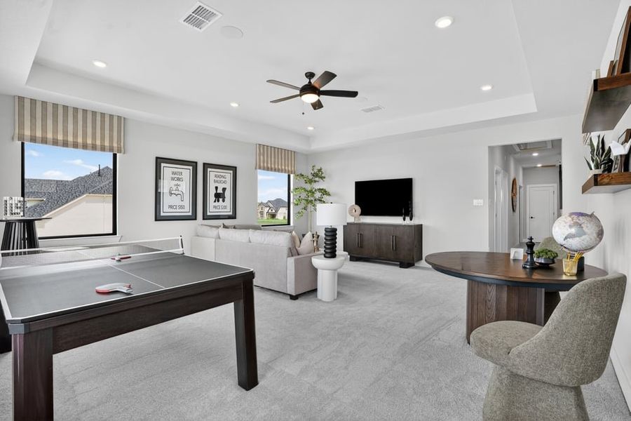 Representative furnished interior of a home built from the Vincent by Taylor Morrison in Ryehill, Rosenberg (Image 19).