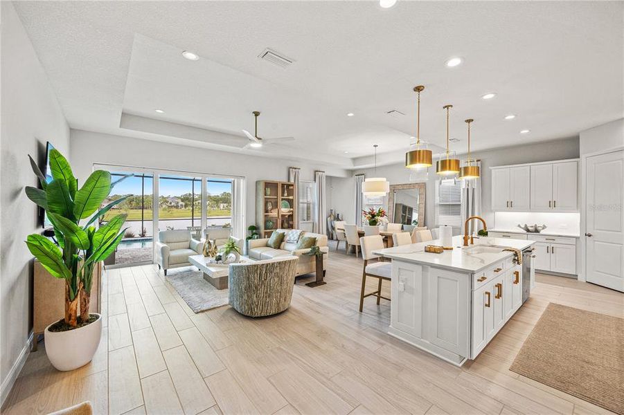 Furnished interior view inside a new home in , Sarasota (Image 13). Furnished interior view inside a new home in , Sarasota (Image 13).