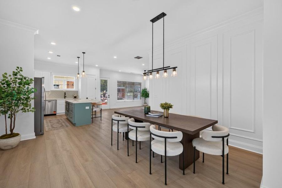Furnished interior view inside a new home in The Preserve at Killian Hill, Lilburn (Image 5).