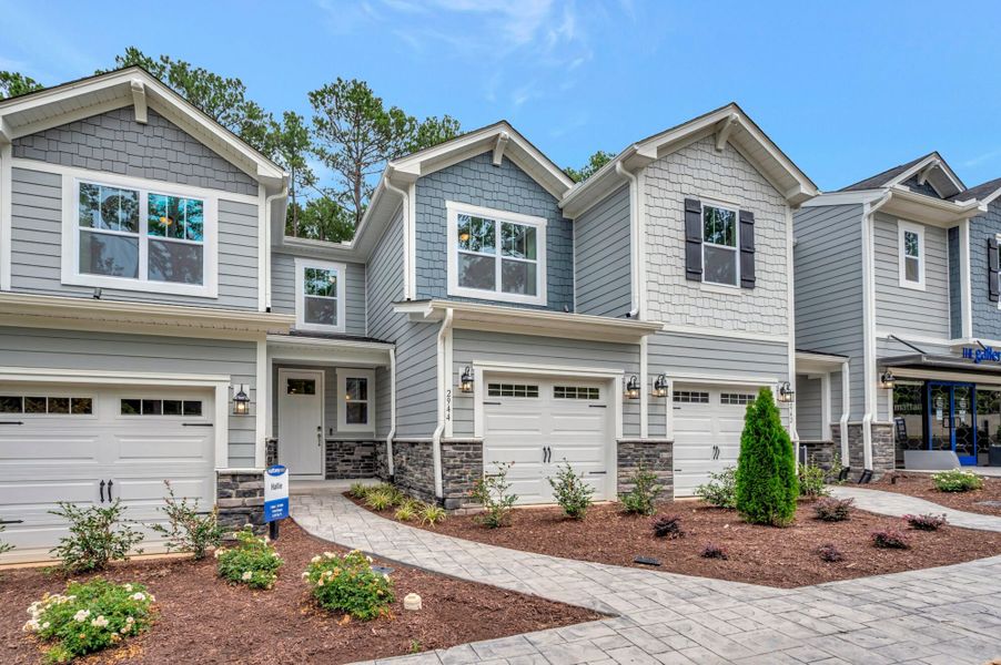 Representative exterior photo of a completed home built from the Hallie by Mattamy Homes in Ashmore Townes, Garner, NC (Image 21). Representative exterior photo of a completed home built from the Hallie by Mattamy Homes in Ashmore Townes, Garner, NC (Image 21).