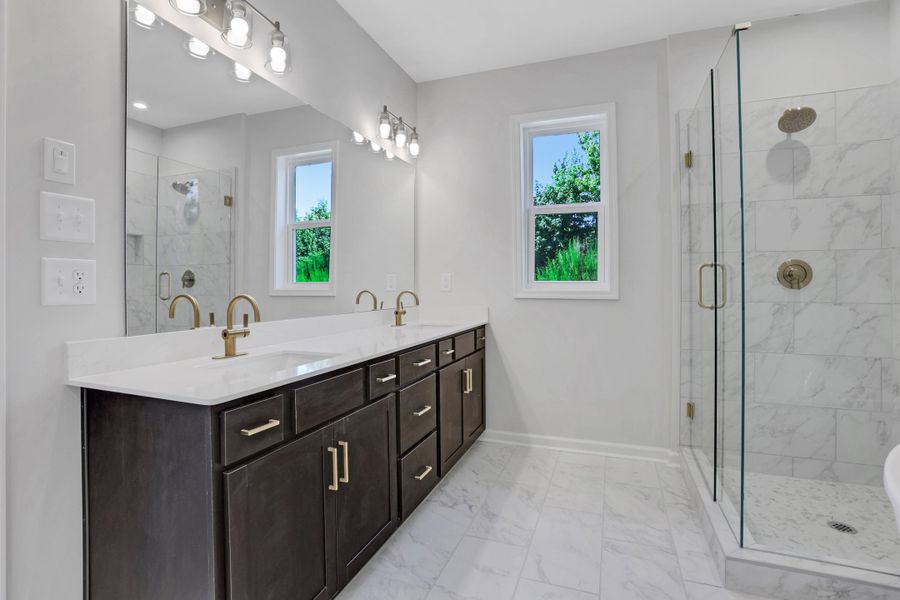 Furnished interior view inside a new home in Towne Village at Suwanee Dam, Sugar Hill (Image 8).