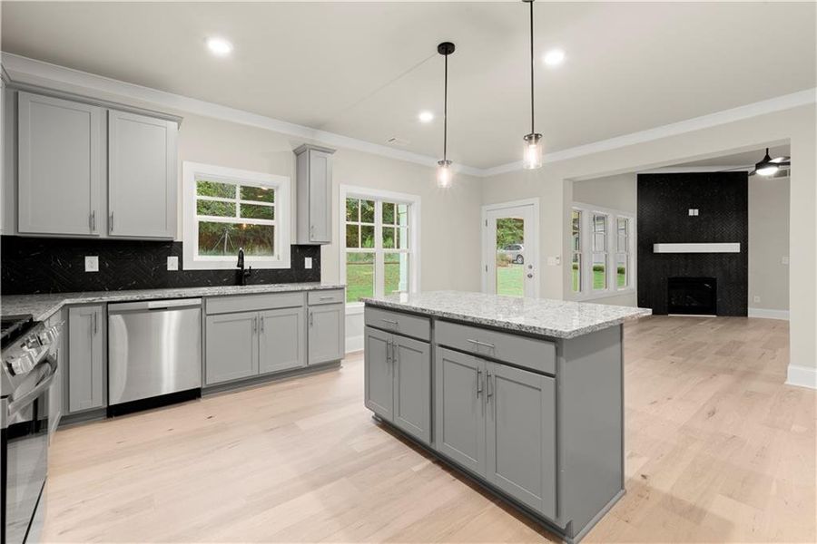 Furnished interior view inside a new home in , Covington (Image 11).
