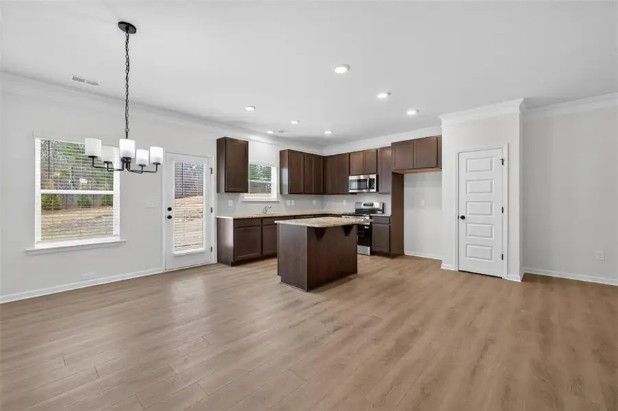 Furnished interior view inside a new home in Fuller Station, Loganville (Image 4).