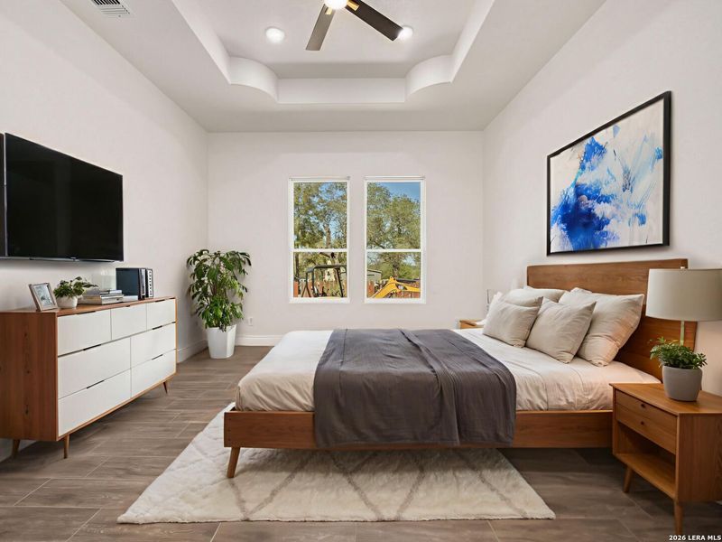 Furnished interior view inside a new home in , Elmendorf (Image 16).