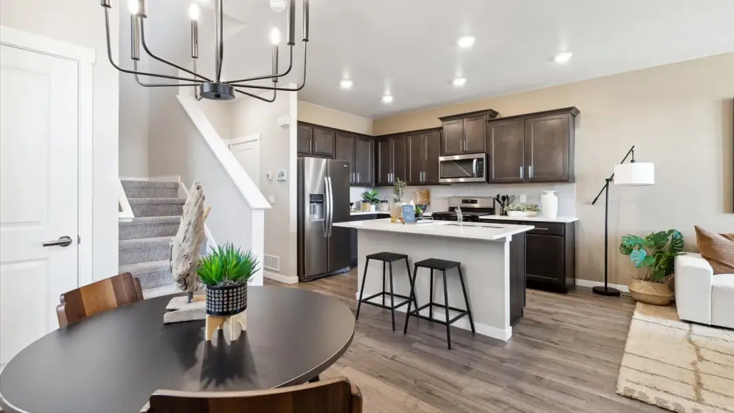 Furnished interior view inside a new home in Horizon Uptown, Aurora (Image 6).