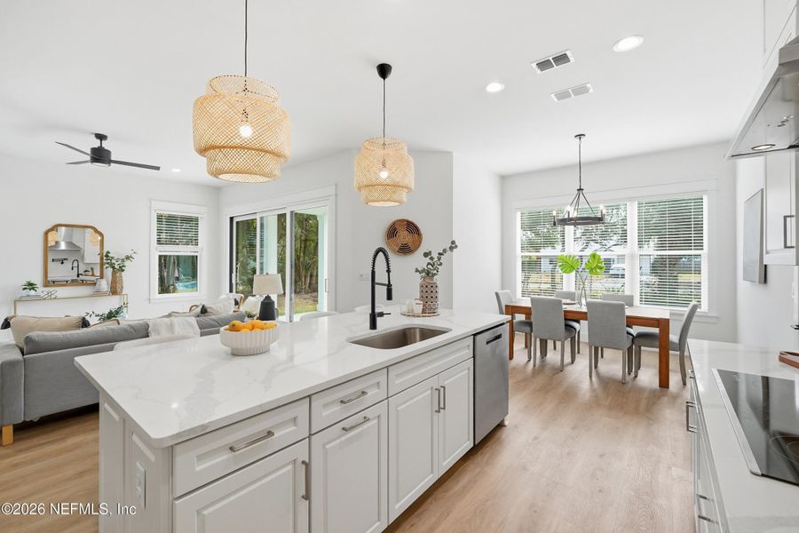 Furnished interior view inside a new home in , Jacksonville Beach (Image 8).