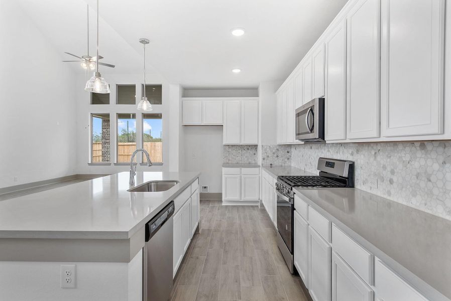 Furnished interior view inside a new home in ARTAVIA®, Conroe (Image 10).