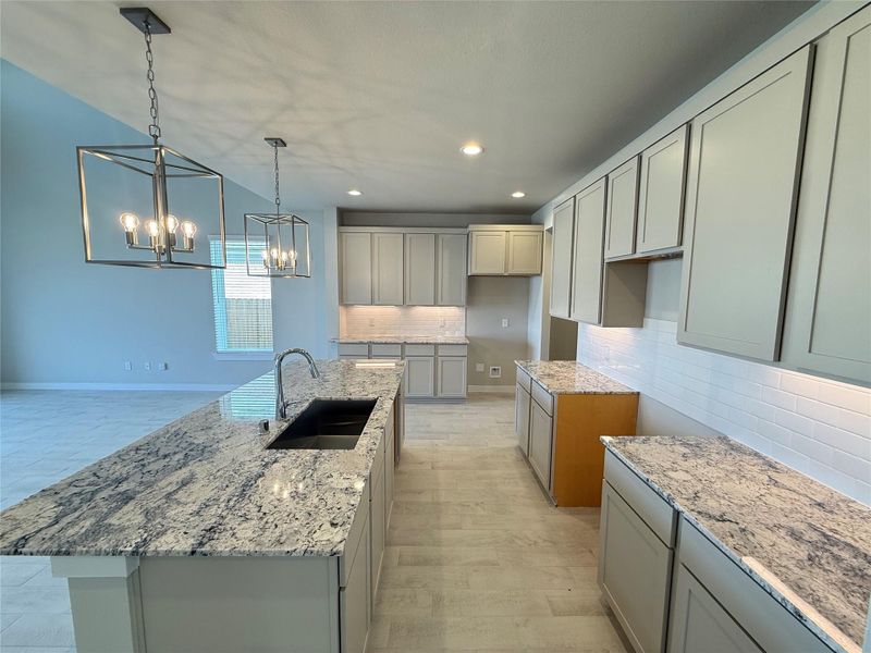 Furnished interior view inside a new home in Huntington Place, Rosharon (Image 3).
