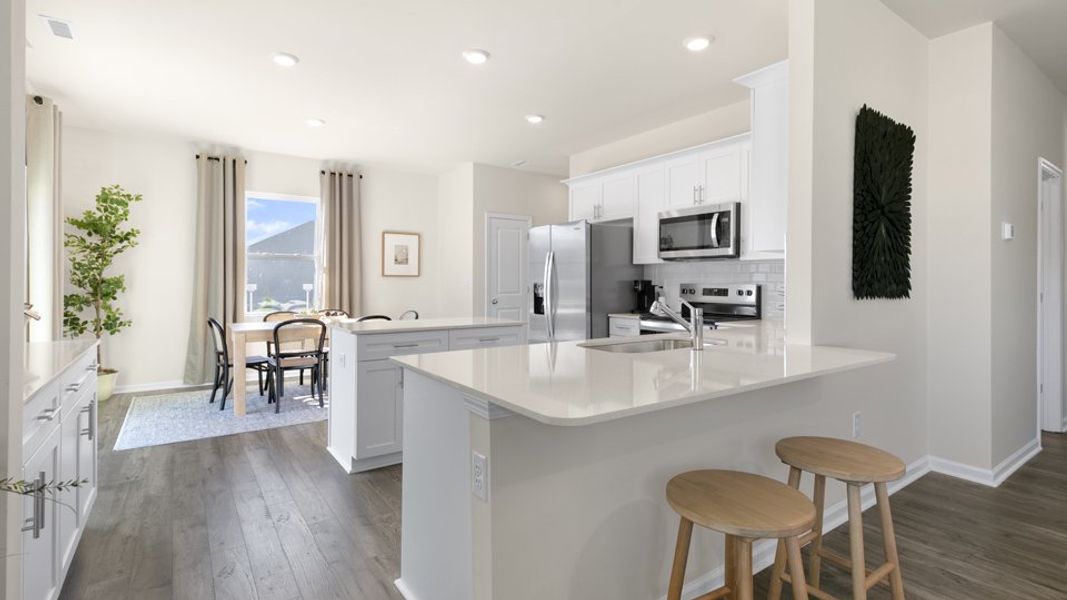 Representative furnished interior of a home built from the Wilmington by D.R. Horton in Collinswood, Aberdeen (Image 6).