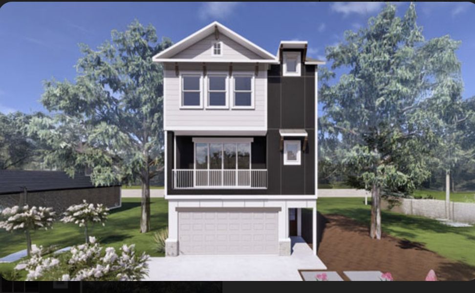 Representative exterior photo of a completed home built from the Cleo by Saratoga Homes in Skyview, Alvin, TX (Image 1).