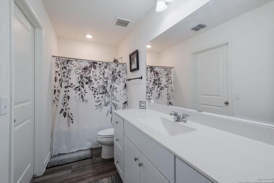 Furnished interior view inside a new home in Trails at Culebra, San Antonio (Image 9). Furnished interior view inside a new home in Trails at Culebra, San Antonio (Image 9).